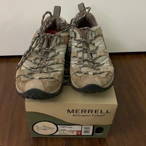 Merrell low top olive siren sport hiking shoes 7